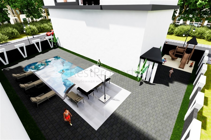 مجمع سكني قيد الإنشاء في حي دميرتاش