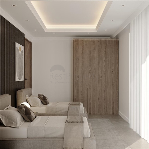 فيلا 3+1 مع جاكوزي على السطح 250 متر من البحر