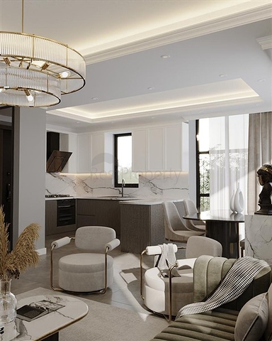 فيلا 3+1 مع جاكوزي على السطح 250 متر من البحر