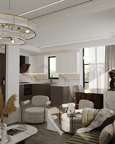 فيلا 3+1 مع جاكوزي على السطح 250 متر من البحر