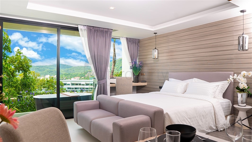 عمارات حديثة مع مناظر خلابة لبحر أندامان