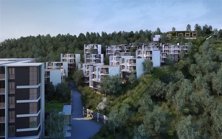 عمارات حديثة مع مناظر خلابة لبحر أندامان