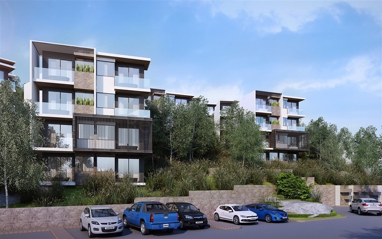 عمارات حديثة مع مناظر خلابة لبحر أندامان