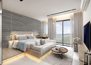 عمارات حديثة مع مناظر خلابة لبحر أندامان