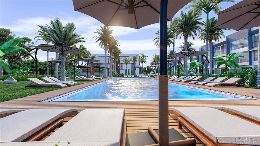 مجمع منخفض الارتفاع على بعد 600 متر من الشاطئ في منطقة إسكيلي