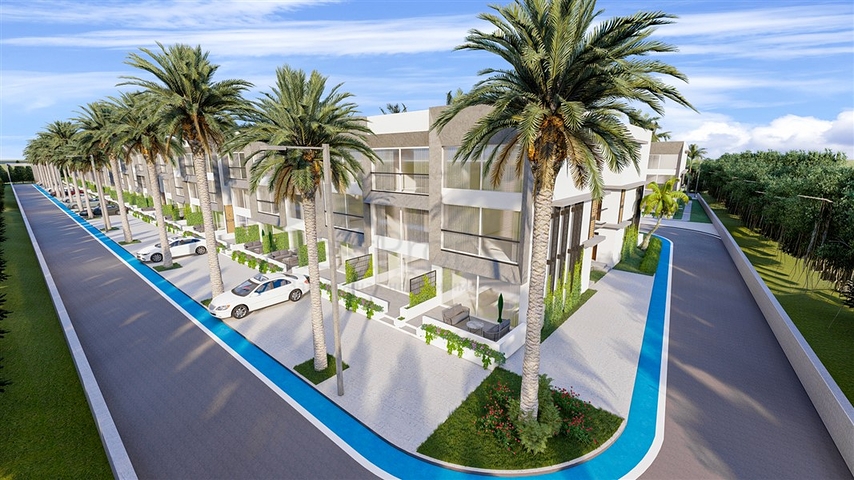 مجمع منخفض الارتفاع على بعد 600 متر من الشاطئ في منطقة إسكيلي