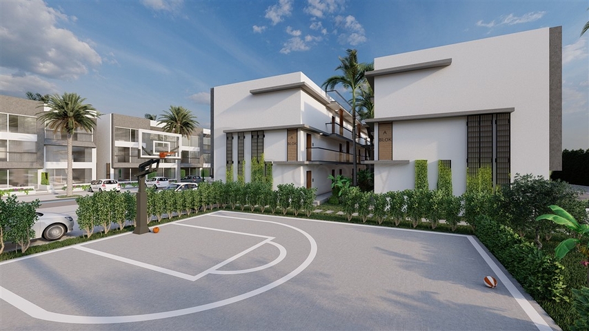 مجمع منخفض الارتفاع على بعد 600 متر من الشاطئ في منطقة إسكيلي