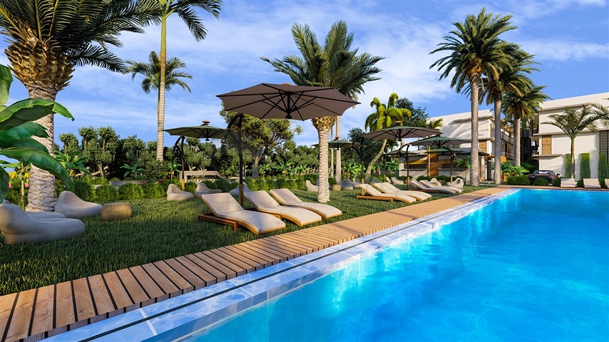 مجمع منخفض الارتفاع على بعد 600 متر من الشاطئ في منطقة إسكيلي