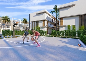 مجمع منخفض الارتفاع على بعد 600 متر من الشاطئ في منطقة إسكيلي