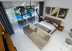 مجمع منخفض الارتفاع على بعد 600 متر من الشاطئ في منطقة إسكيلي