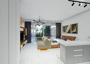 مجمع منخفض الارتفاع على بعد 600 متر من الشاطئ في منطقة إسكيلي