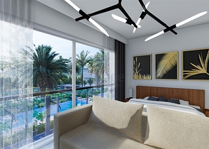 مجمع منخفض الارتفاع على بعد 600 متر من الشاطئ في منطقة إسكيلي