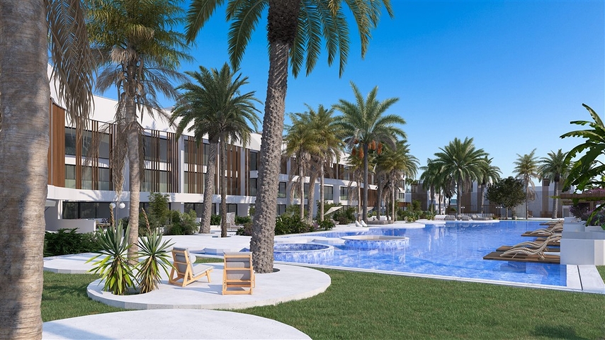 مجمع قيد الإنشاء في واحدة من أكثر المناطق شعبية في شمال قبرص