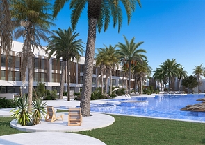 مجمع قيد الإنشاء في واحدة من أكثر المناطق شعبية في شمال قبرص