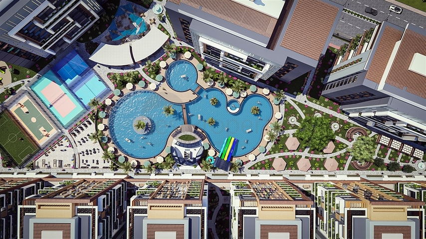 مشروع مفهوم فندقي واسع النطاق في منطقة توميوك على بعد 500 متر من البحر