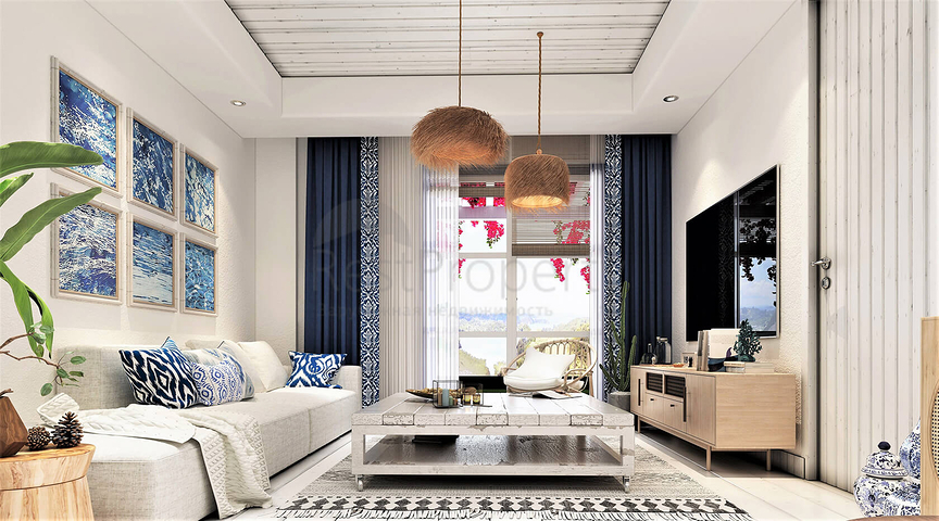 مساكن تطل على البحر ، مع طبيعة مذهلة بعيدا عن ضجيج المدينة.