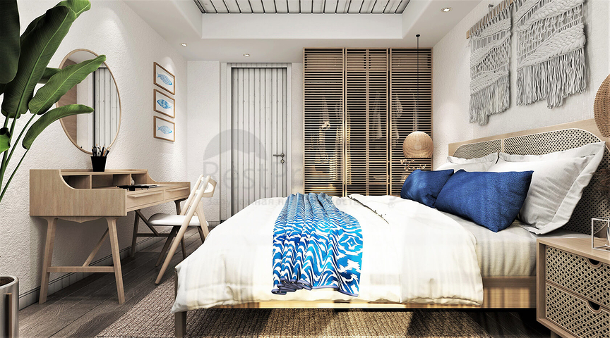 مساكن تطل على البحر ، مع طبيعة مذهلة بعيدا عن ضجيج المدينة.