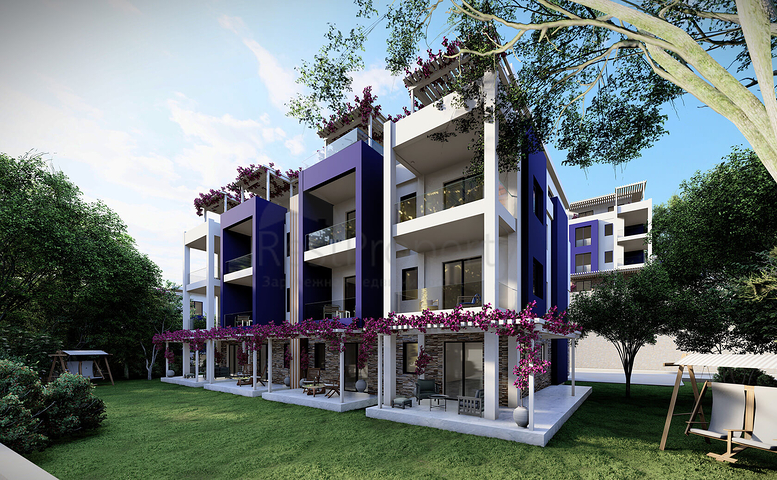 مساكن تطل على البحر ، مع طبيعة مذهلة بعيدا عن ضجيج المدينة.