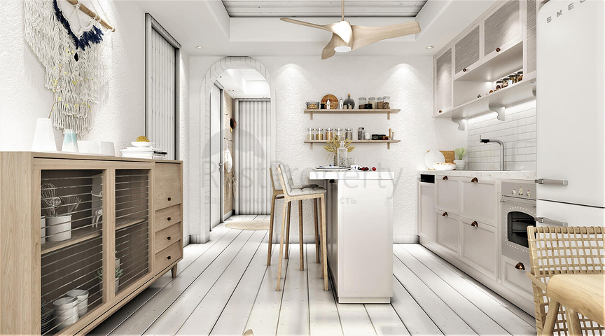 مساكن تطل على البحر ، مع طبيعة مذهلة بعيدا عن ضجيج المدينة.