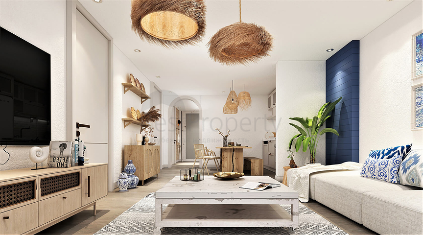 مساكن تطل على البحر ، مع طبيعة مذهلة بعيدا عن ضجيج المدينة.