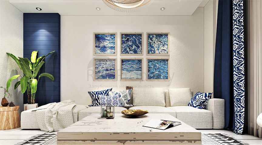 مساكن تطل على البحر ، مع طبيعة مذهلة بعيدا عن ضجيج المدينة.