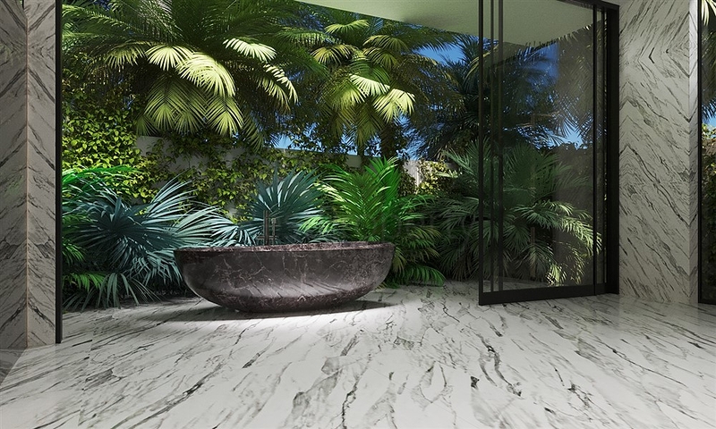 مشروع مجمع من فيلات من الدرجة الممتازة من طابقين بتصميم أصلي