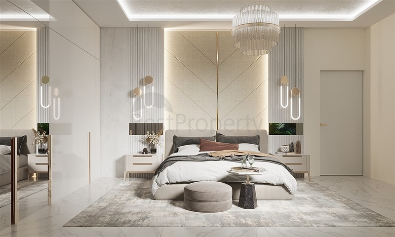 مشروع مجمع من فيلات من الدرجة الممتازة من طابقين بتصميم أصلي