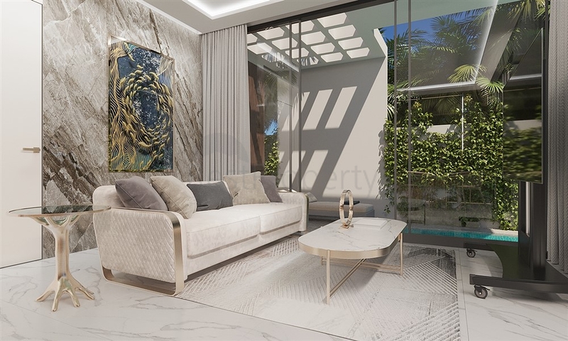 مشروع مجمع من فيلات من الدرجة الممتازة من طابقين بتصميم أصلي