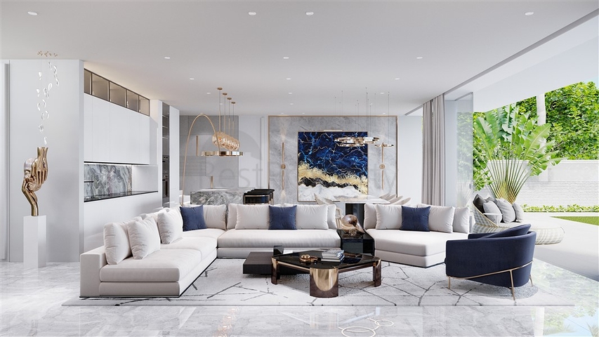 مشروع مجمع من فيلات من الدرجة الممتازة من طابقين بتصميم أصلي