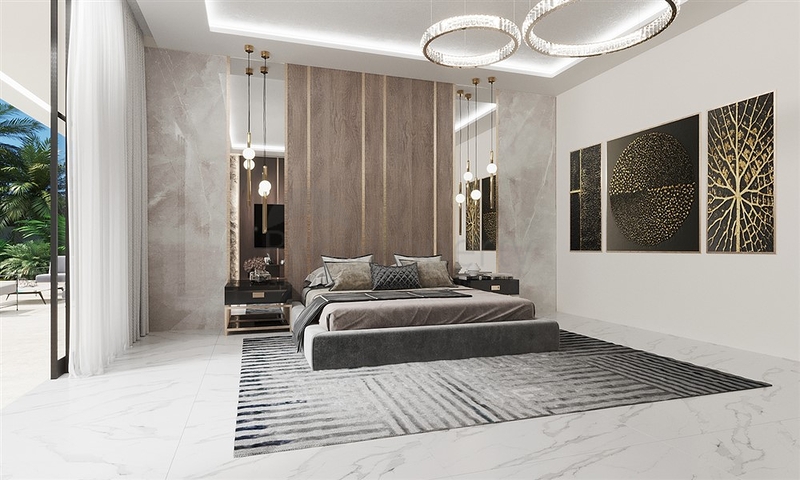 مشروع مجمع من فيلات من الدرجة الممتازة من طابقين بتصميم أصلي