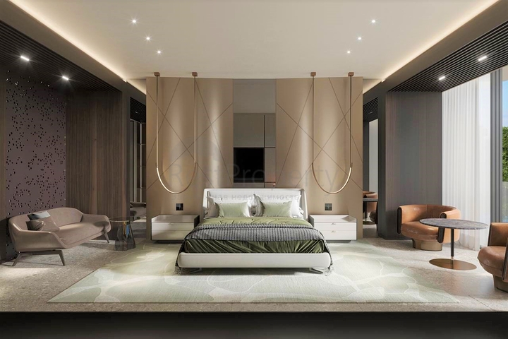 مجمع سكني فاخر على السطر الأول من جزيرة بالي أوشن