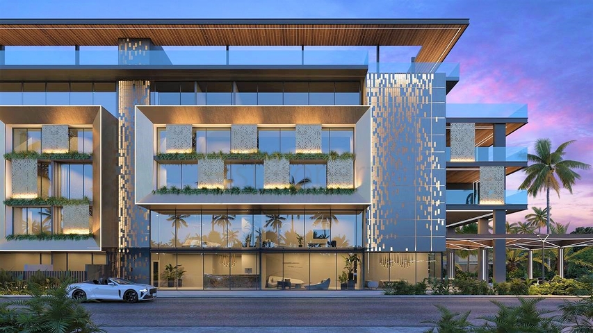 مجمع سكني فاخر على السطر الأول من جزيرة بالي أوشن