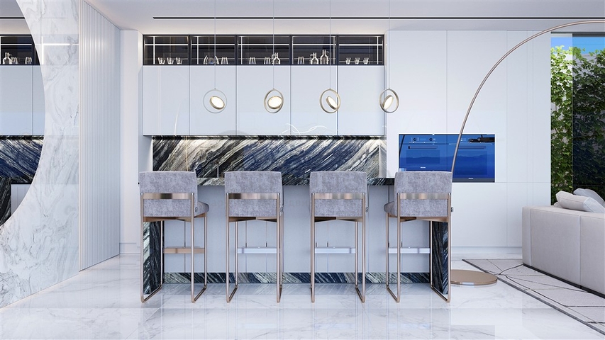 مجمع فلل فاخرة على طراز كاليفورنيا على المنحدر الجنوبي لجزيرة بالي