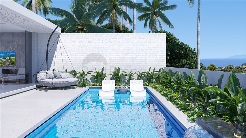 مجمع فلل فاخرة على طراز كاليفورنيا على المنحدر الجنوبي لجزيرة بالي