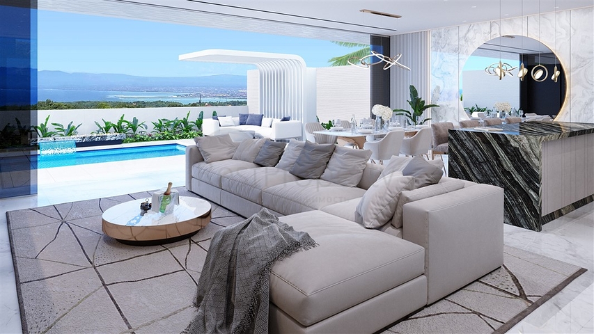 مجمع فلل فاخرة على طراز كاليفورنيا على المنحدر الجنوبي لجزيرة بالي