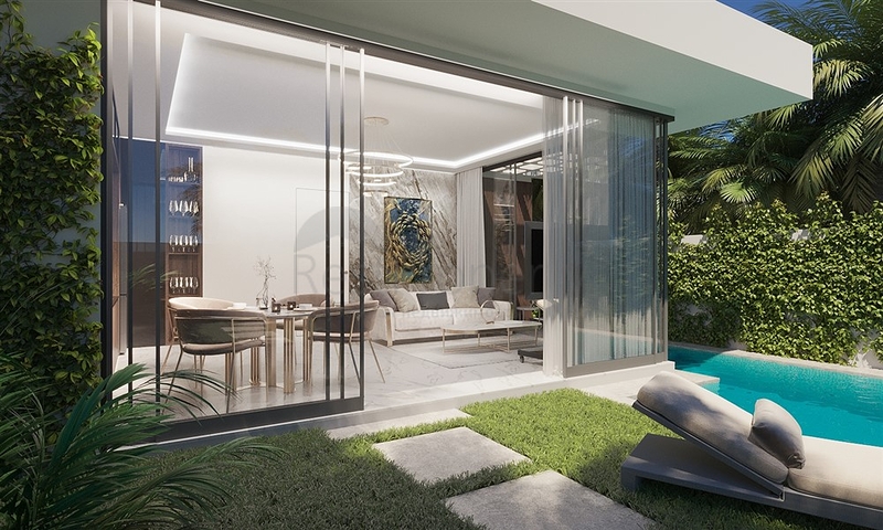 فلل جذابة في المراحل النهائية من البناء في منطقة أومالاس في بالي