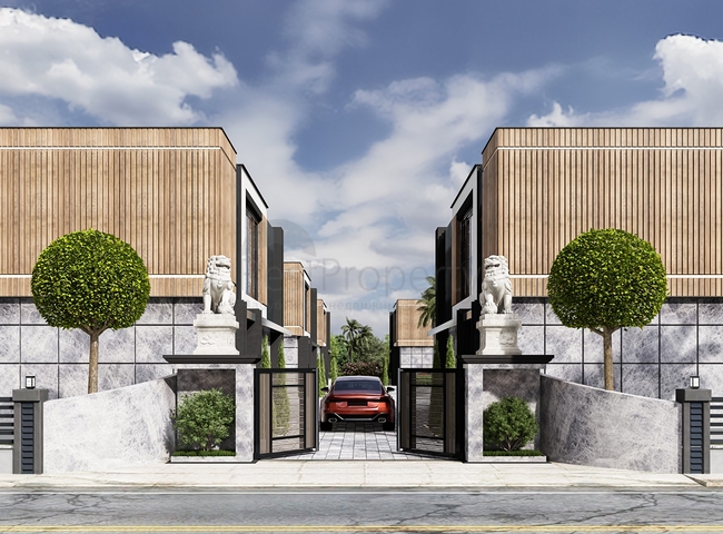 مجمع جديد من الفيلات المنفصلة بالقرب من البحر