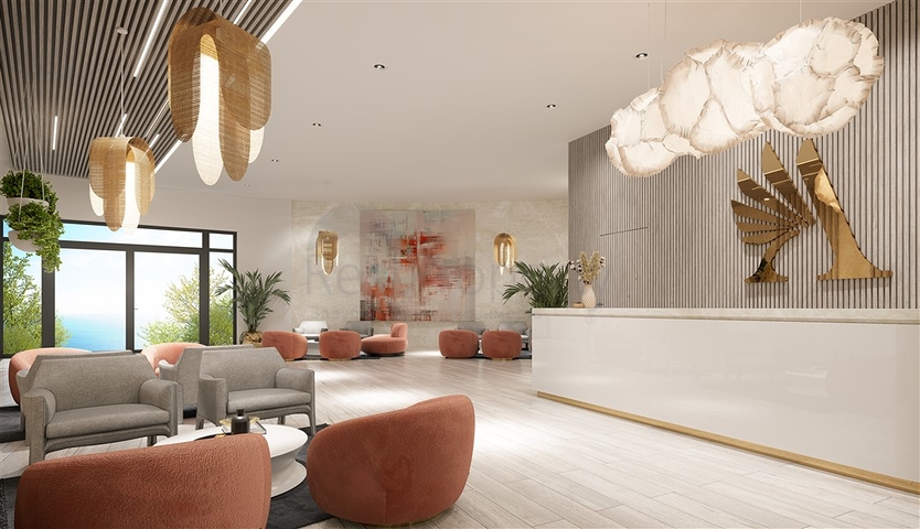 المجمع في المرحلة النهائية من البناء ، على بعد 150 متر من البحر