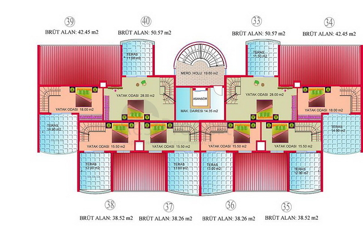 شقق للبيع في أنطاليا 