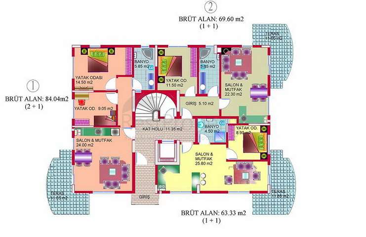 شقق للبيع في أنطاليا 