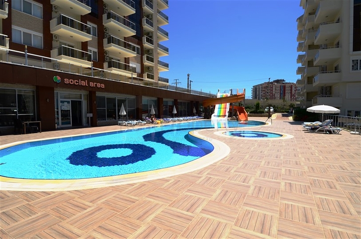 شقة في أحد المجمعات السكنية في منطقة أفسلار – ألانيا