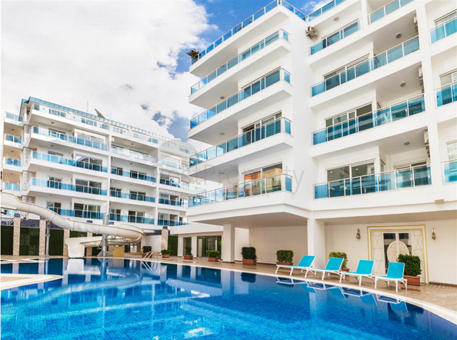 شقق عائلية ضمن مجمع سكني قريب من البحر في افسلار / الانيا 