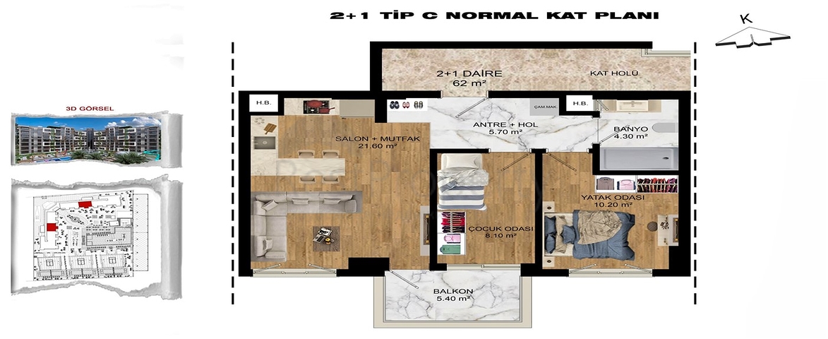 مشروع استثماري في منطقة التينتاس-أنطاليا