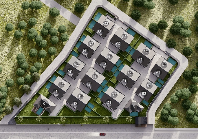 فلل 3+1 و 4+1 و 5+1 في منطقة دوشيمالتي - أنطاليا 