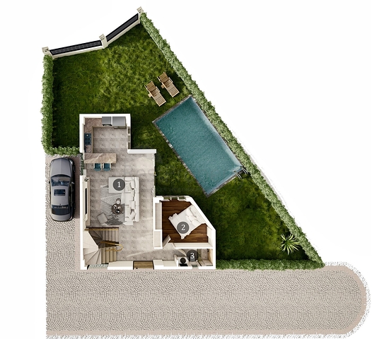 فلل 3+1 و 4+1 و 5+1 في منطقة دوشيمالتي - أنطاليا 