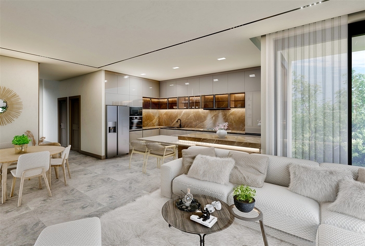 فلل 3+1 و 4+1 و 5+1 في منطقة دوشيمالتي - أنطاليا 