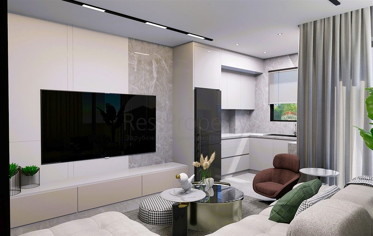 شقق دوبلكس 2 + 1 في حي البرسيمون-أنطاليا