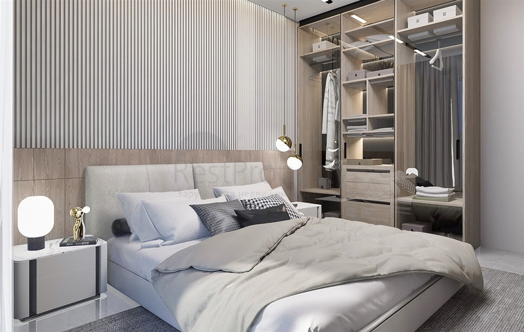 شقق دوبلكس 2 + 1 في حي البرسيمون-أنطاليا