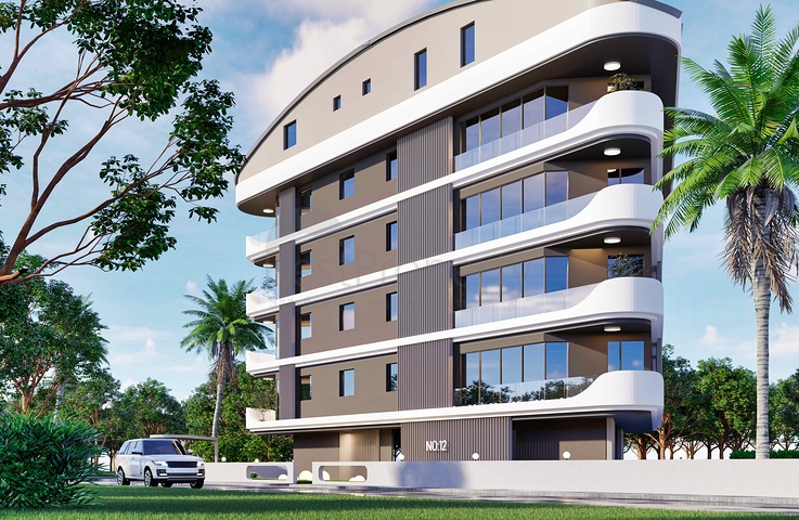 شقق دوبلكس 2 + 1 في حي البرسيمون-أنطاليا