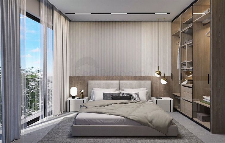 شقق دوبلكس 2 + 1 في حي البرسيمون-أنطاليا